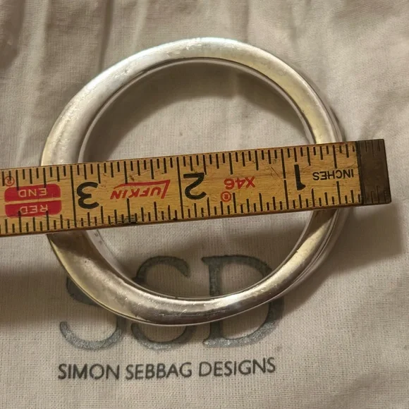 Simon Sebbag Polished Silver Bracelet - Picture 2 of 7